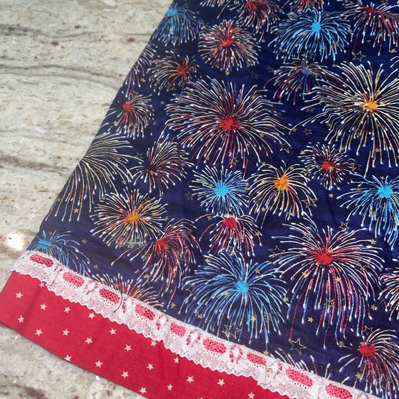 Girls 4th of July firework dress red white and blue kids - Picture 6 of 6